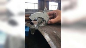 Измерение угла фаски и толщины стенки бесшовных труб