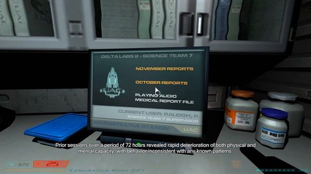 Doom 3: Redux 100 Walkthrough Nightmare No Damage All Collectibles 16 DELTA LABS 2A