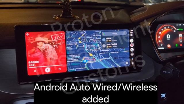 Proton X50 Atlas OS Android Auto Wired / Wireless Apple CarPlay YouTube Spotify смотреть онлайн