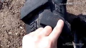 ЧТО С НЕЙ СЛУЧИЛОСЬ? Резина на мотоблок 12 слоёв ГОД СПУСТЯ.