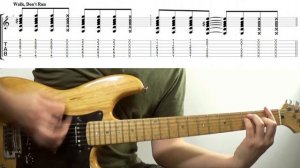 Walk Don't Run Guitar Tab Chords Riff | The Ventures