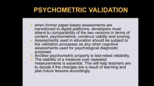 TECHNOLOGY AND ASSESSMENT