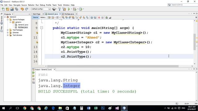 Generic Class In JAVA netbeans #190 смотреть онлайн