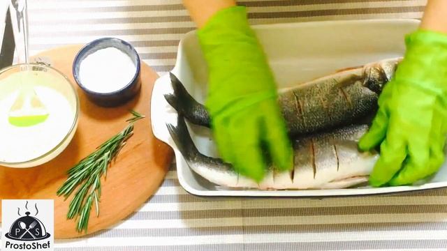 Запеченная рыба в духовке !!! baked fish in the oven #рецептрыбы #рыбавдуховке