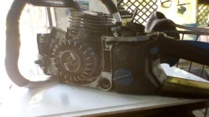 Почему заклинило стартер на китайской бензопиле .Ищем причину! 21.07.19(4)