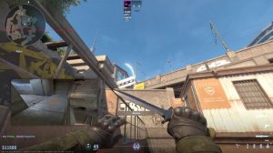 CS 2 overpass - Смок на 9 на оверпасе