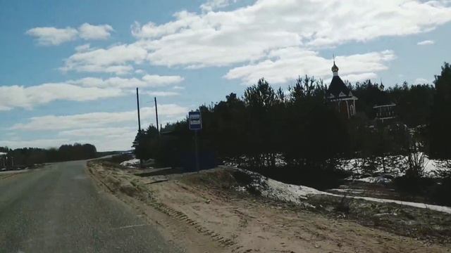 Улица Трактовая, поселок Демьяново, Подосиновский район, Кировская область, апрель 2019