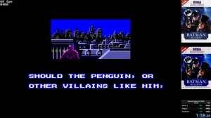 Batman Returns (SMS) Speedrun in 1:34