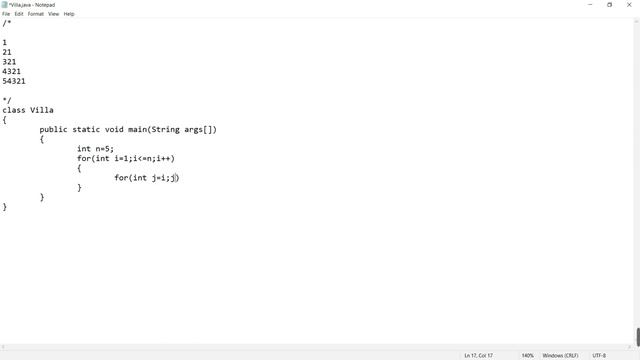 #5 number Pattern Program In Java| Small Right Triangle pattern |Write A Program In Notepad |Shape#