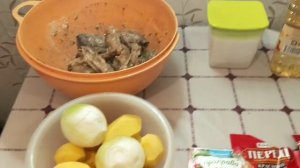 Утка с картошкой в рукаве.