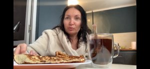 Доброе утро! пьём кофе с блинами! вспомнила Трампа