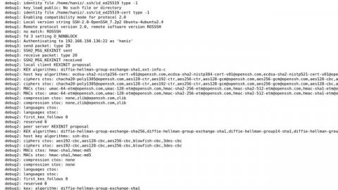 SSH error: ssh_dispatch_run_fatal: Connection to 192.168.x.x port 22: DH GEX group out of range
