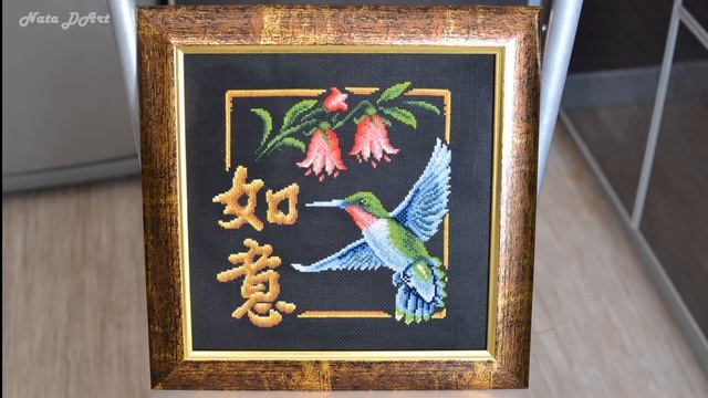 Оформление вышивки без стекла + вышивка на черной канве + неудача с разметкой смотреть онлайн