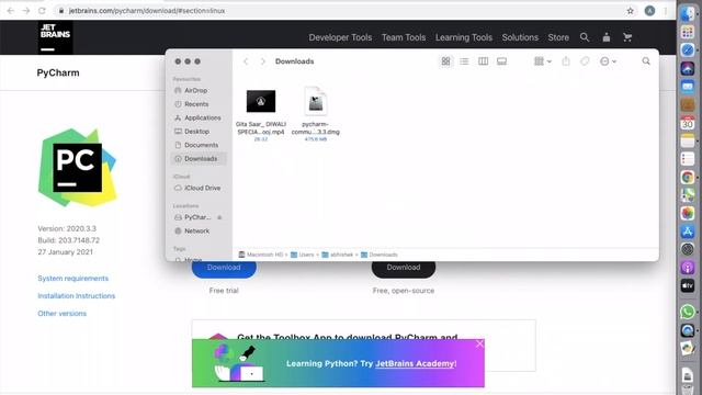 Python Installation and Pycharm Setup : First Step to Python World "Hello Python" .