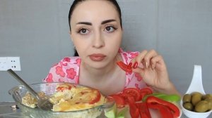 ОБО ВСЕМ ❤️ ЗАПЕКАНКА Mukbang Ayka Emilly