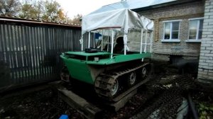 Крыша из полипропилена, каркас