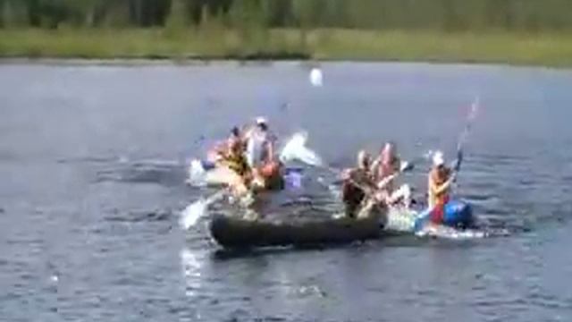 река Охта-Карелия 2010 год.Заплыв .wmv смотреть онлайн