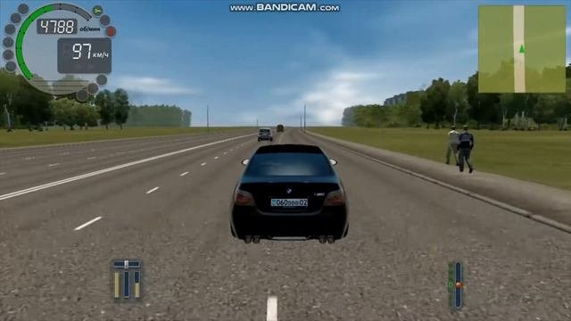 БАНДИТ НА BMW M5 E60! ХАМЛО В ГОРОДЕ! CITY CAR DRIVING #корочеговоря #bmw