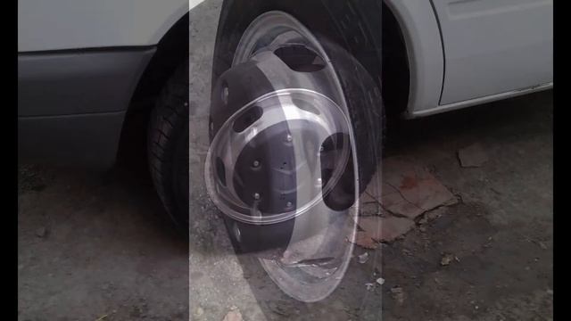 Покрашенные из баллончика диски под хром. смотреть онлайн