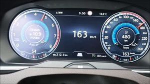 VW Passat B8 2.0 TSI DSG 220 PS acceleration 0-200kmh