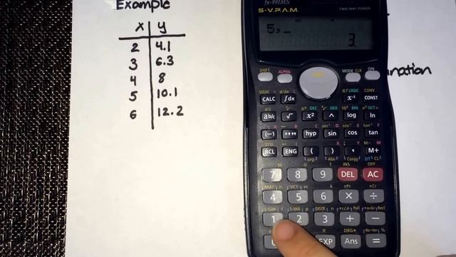 Correlation coefficient (r) & coefficient of determination (r^2) using the calculator (CASIO fx-991 смотреть онлайн