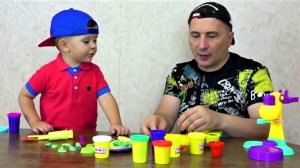 Play - Doh ! Мороженое и пицца из плей до ! Трофимка и папа - лучшие повара! #игрушки #плейдо #игра