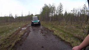 Тест резины на вездеходе Поморец - Арктиктранс, Урал ои-25 и Краз