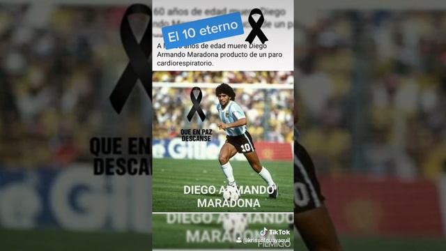 DIEGO ARMANDO MARADONA MURIO