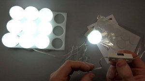 LED подсветка для косметических и туалетных столиков | Дешёвая подсветка для зеркала с AliExpress