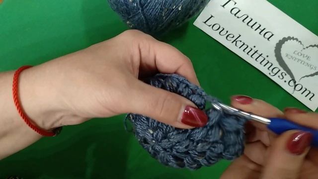 Шапка крючком с помпоном и галстуками МК / Crochet hat pom-pon hat DIY