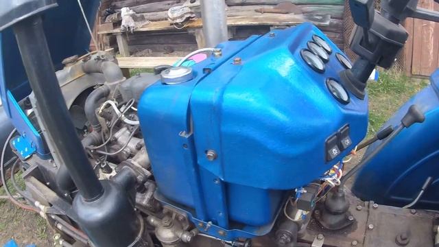 ТО трактора, фрезеровка, нарезание борозд. смотреть онлайн