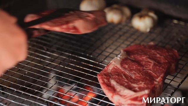 Как пожарить Рибай на гриле? смотреть онлайн