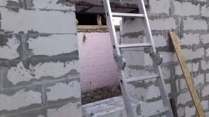 Пристройка к дому из самана.