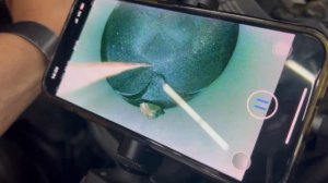 Посторонний предмет в цилиндре BMW. Внимание мат!