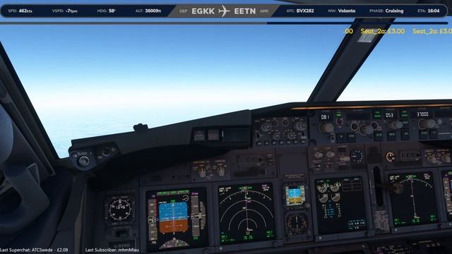 MSFS | RTX4090 Ultra Graphics - London Gatwick to TALLINN in the PMDG 737-800 [Drzewiecki Design] смотреть онлайн