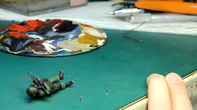#Модельные_технологии: Крепление модели на временную подставку.