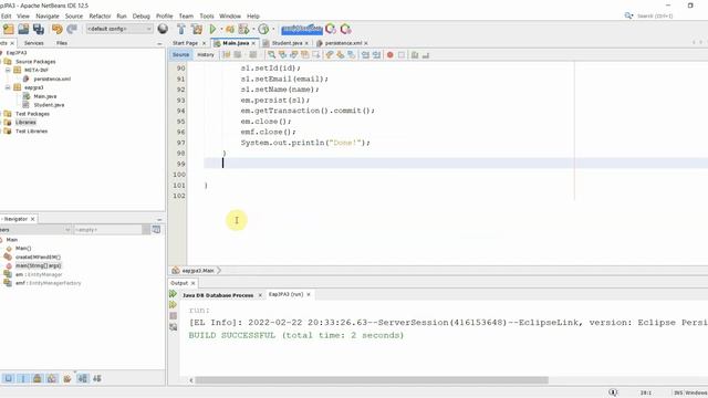 2021 - Java Persistence API (JPA) Example смотреть онлайн