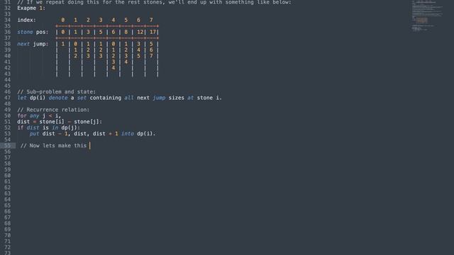 Understand LeetCode 403. Frog Jump in 5 minutes