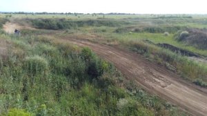 Кроссовая трасса на yamaha raptor 350 и Hubsan zino