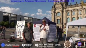 staatenlos.info  26.06.2021 Versammlung unter freiem Himmel - Kundgebung – Reichstag - Teil 6 / 6