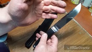 Новый нож. Сталь К110 . Нож для охоты и рыбалки.