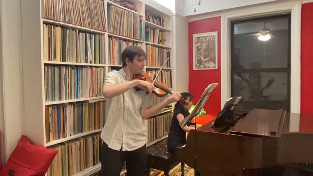 from quarantine NYC: Chopin arr. St-Saens, Nocturne in E Major смотреть онлайн