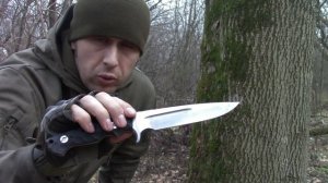 " Ягуар М " - лагерный нож от фирмы Нокс. Выживание .Тест №36