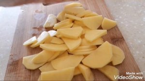 Вкусная картофельная запеканка с мясом.