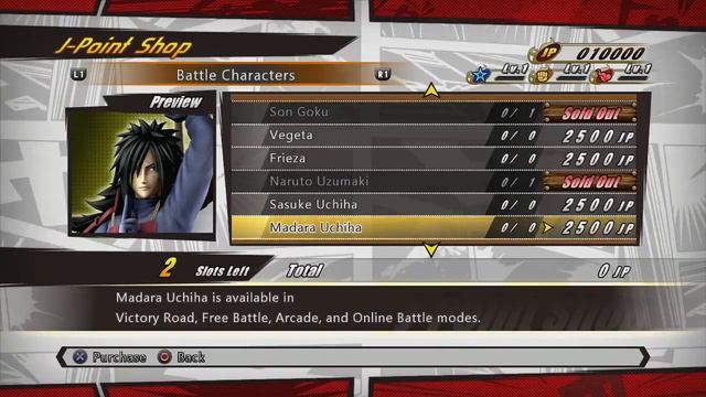 J-Stars Victory VS+ - All Menu's & Modes смотреть онлайн