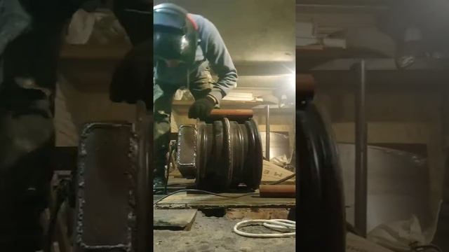 Печь в гараж из того, что было. смотреть онлайн