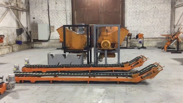 Подготовка к монтажу линии производства резиновой крошки ГС-850 смотреть онлайн