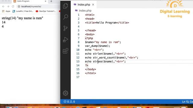 8 PHP String | Online Training Download app from below link