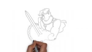 как нарисовать геракла,how to draw Heracles,cómo dibujar Heracles,come disegnare Eracle