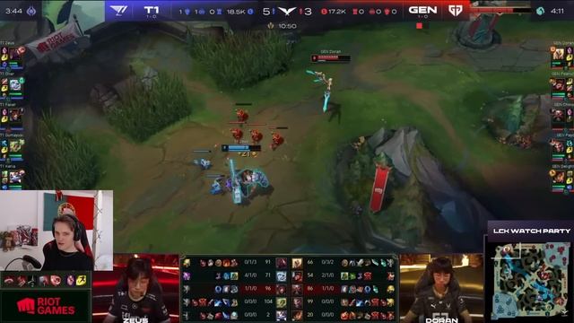 ПЕНТАКИЛ В БИТВЕ ТИТАНОВ КОРЕИ | T1 VS GENG | LCK SUMMER 2023